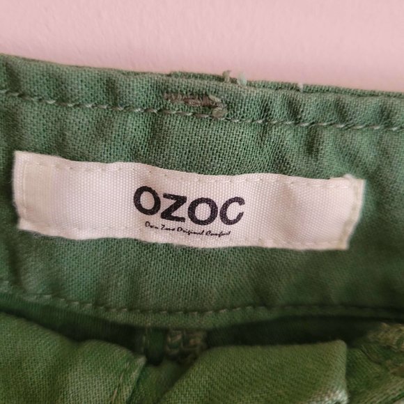 (sold) Japanese OZOC Utility Pants in Green - Picture 5 of 6